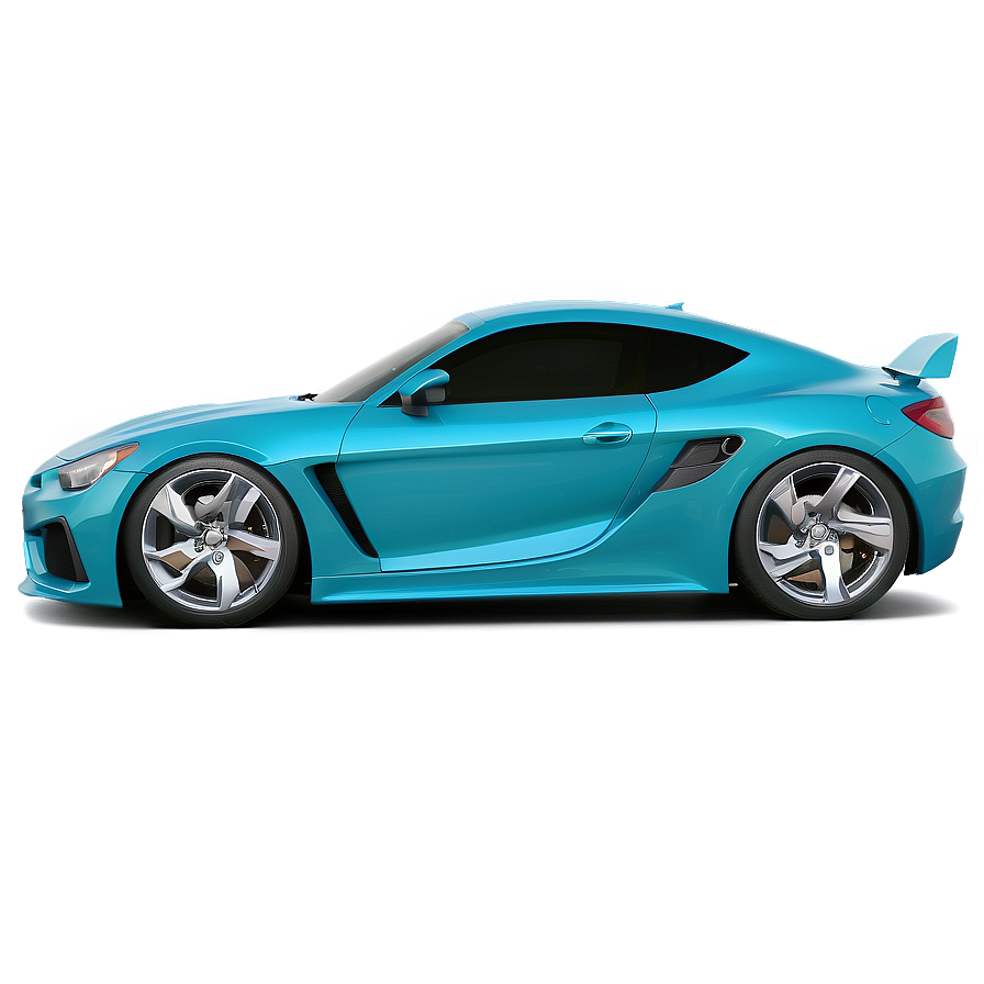 Teal Blue Car Mockup Png Trt19