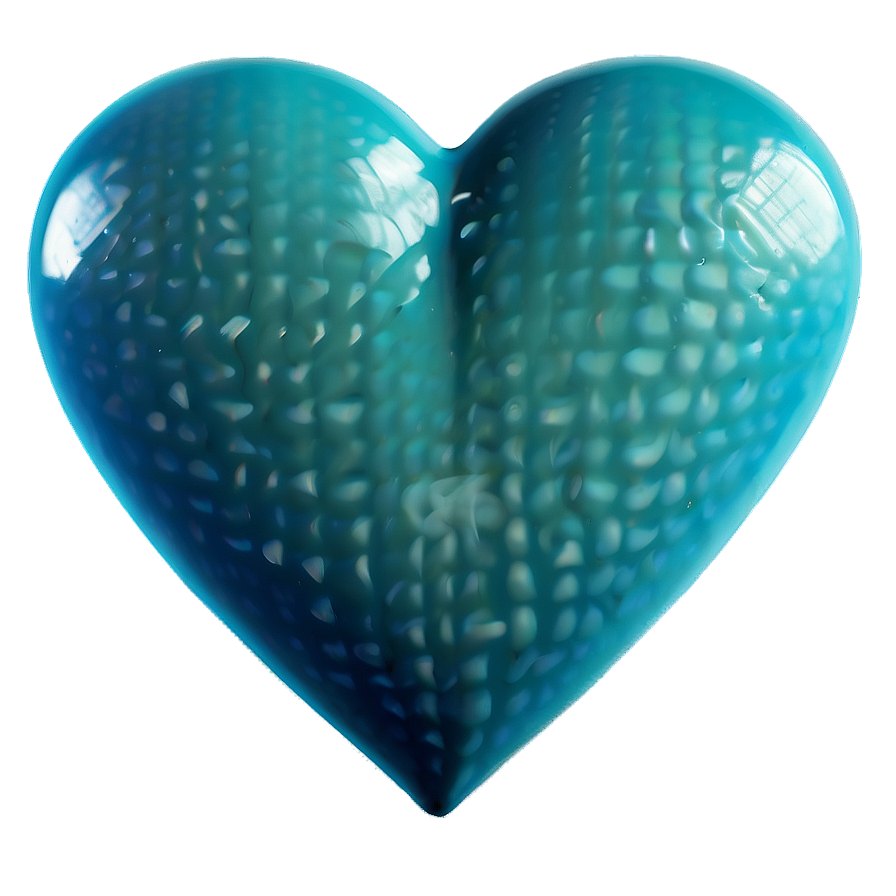 Teal Blue Heart Emoji Png Vhu