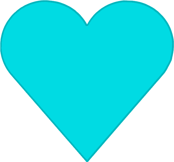 Teal Heart Graphic