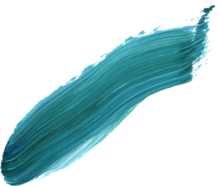 Teal Paint Brush Stroke Texture