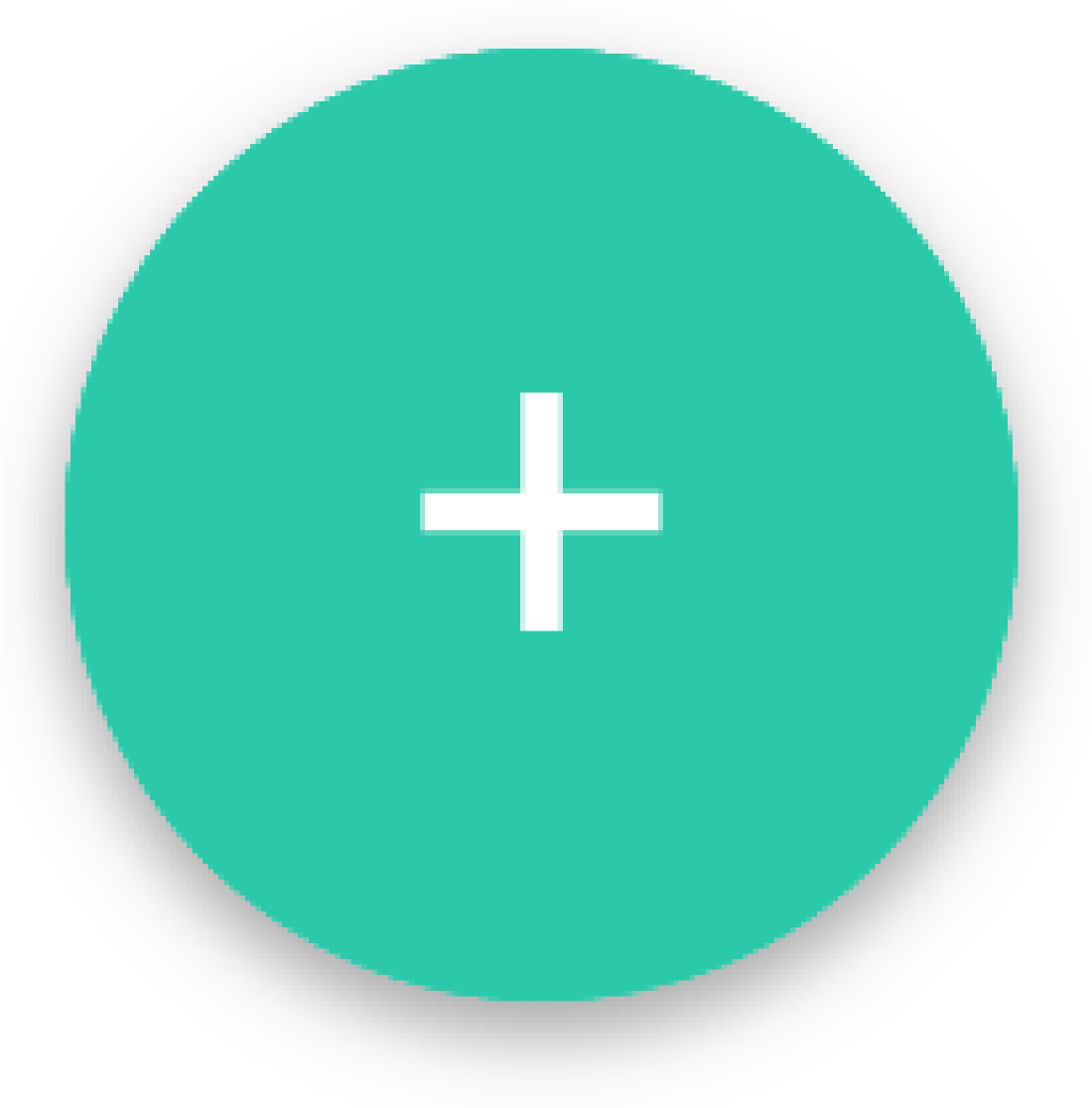 Teal Plus Icon