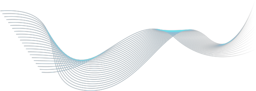 Teal Wave Abstract Design