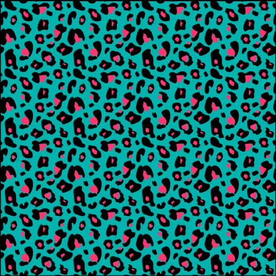 Tealand Pink Cheetah Print Pattern