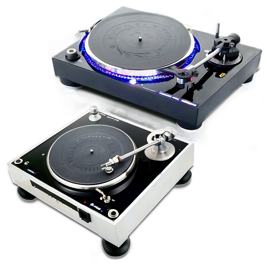 Techno Turntable Setup Png 16