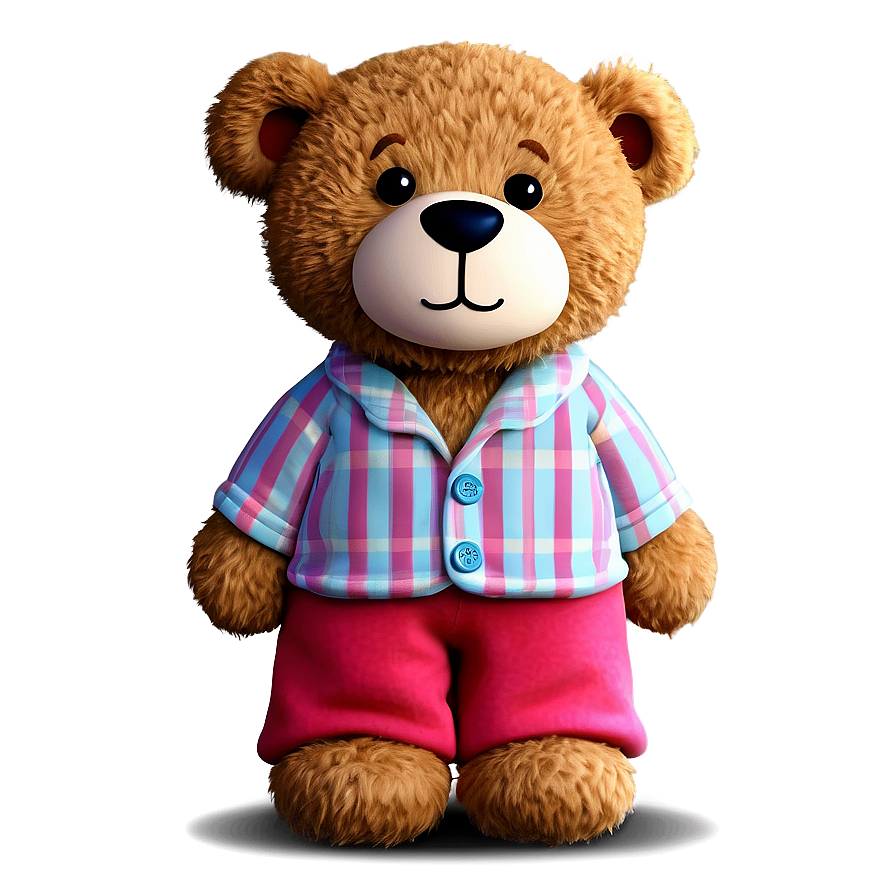 Teddy Bear In Pajamas Clipart Png 43