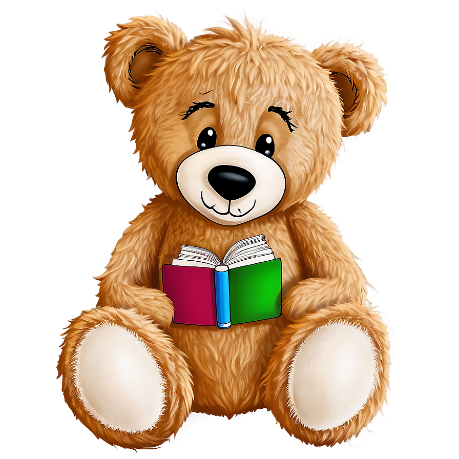 Teddy Bear With Book Clipart Png Jmi68