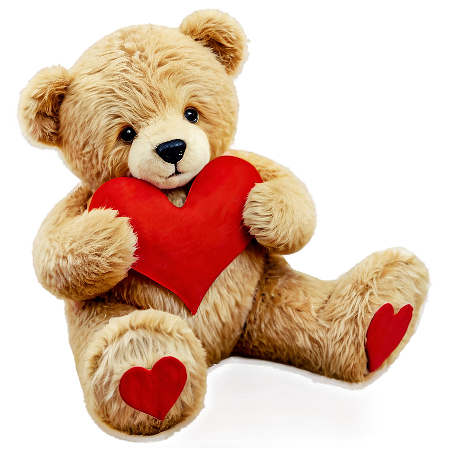 Teddy Bear With Heart Png 05212024