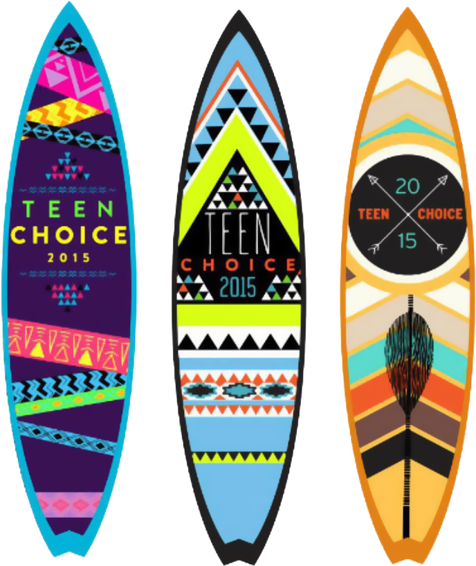 Teen Choice Award Surfboards2015