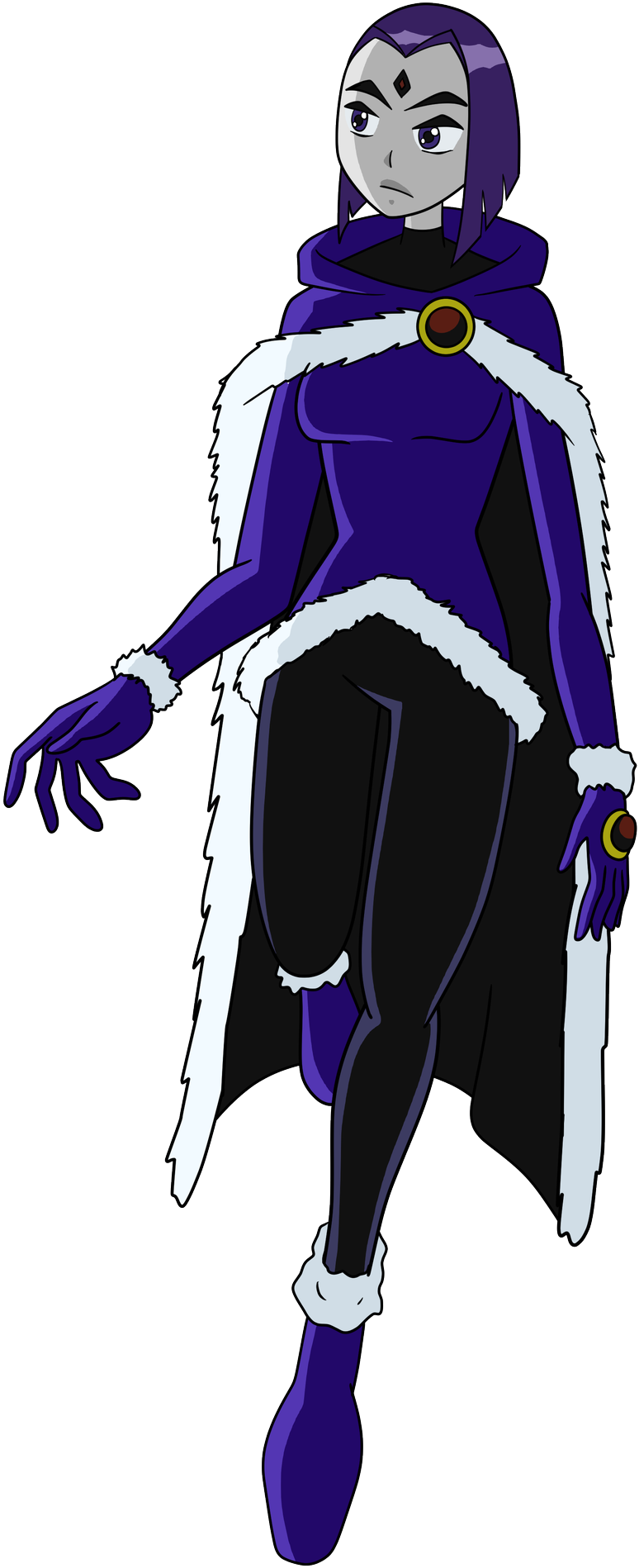 Teen Titan Raven Character Art
