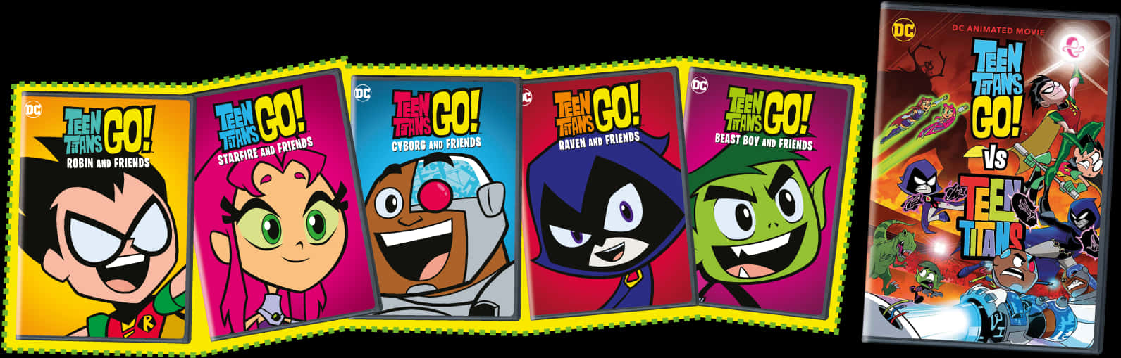 Teen Titans Go Character Covers