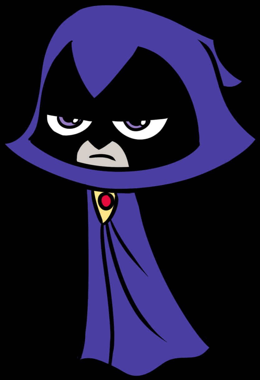 Teen Titans Go Raven Character Portrait