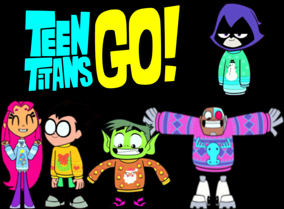 Teen Titans Go Ugly Christmas Sweaters