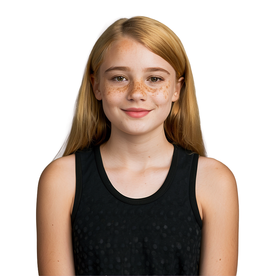 Teenager With Freckles Png 06122024