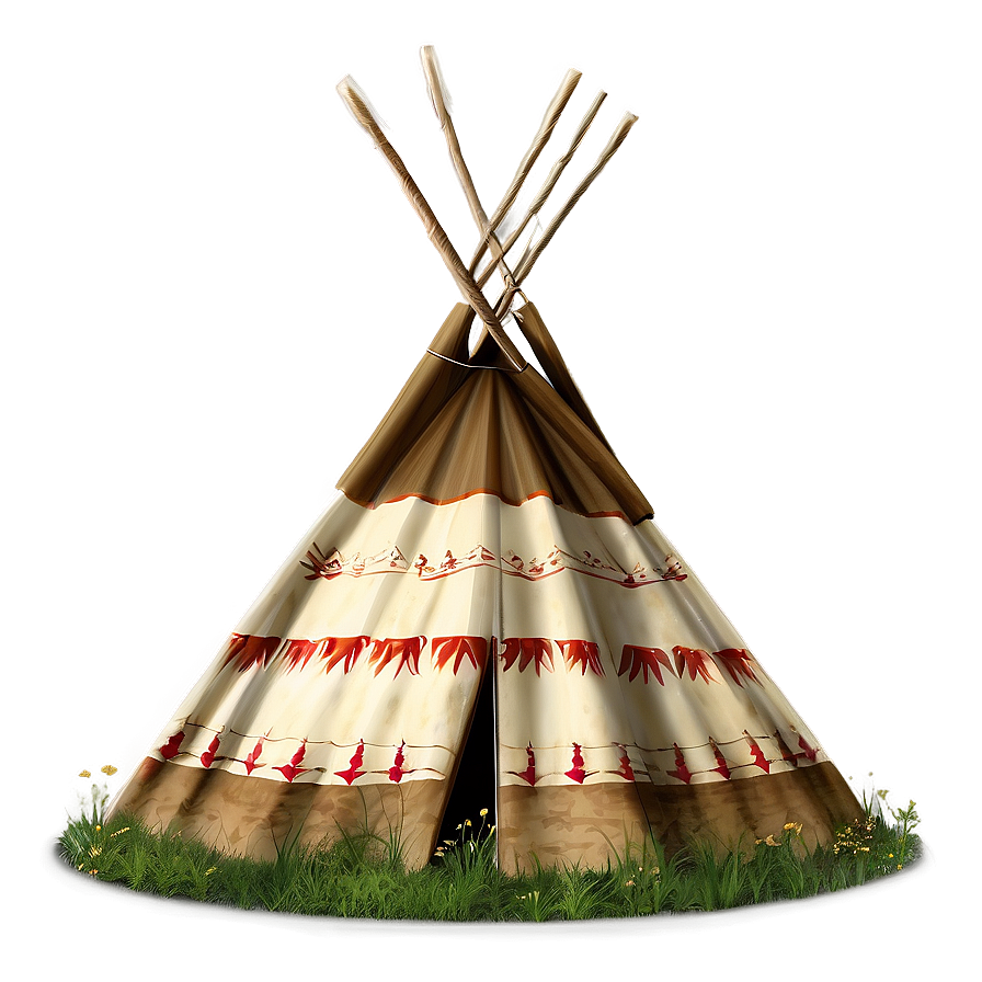 Teepee In Nature Background Png 74