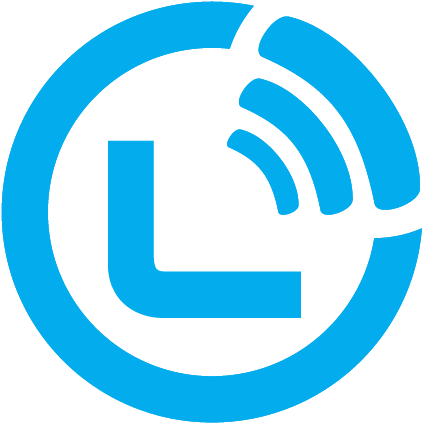 Telephone Icon Blue Background