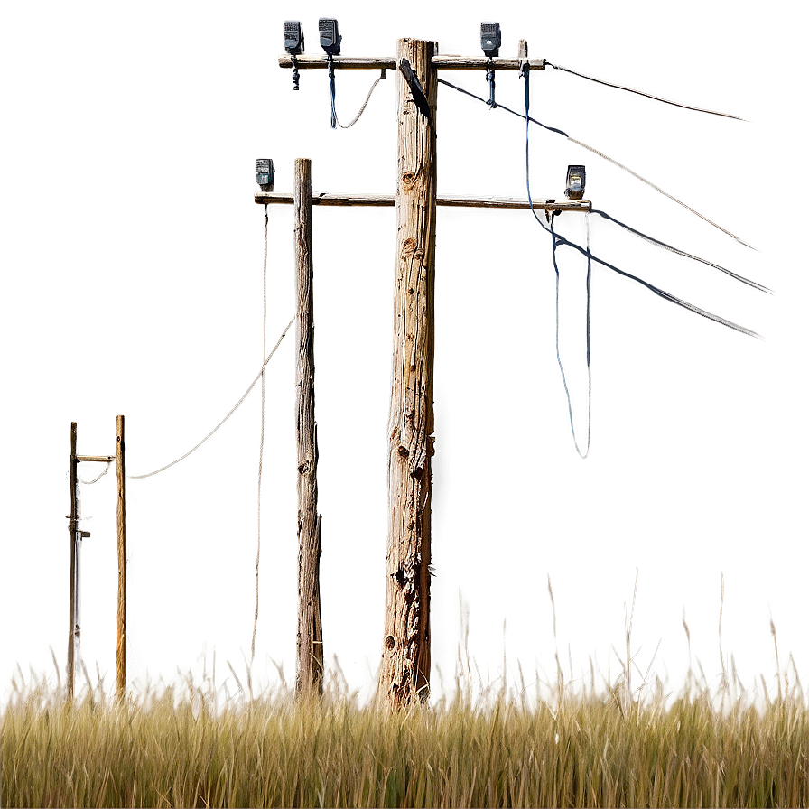 Telephone Pole In Nature Png 06132024