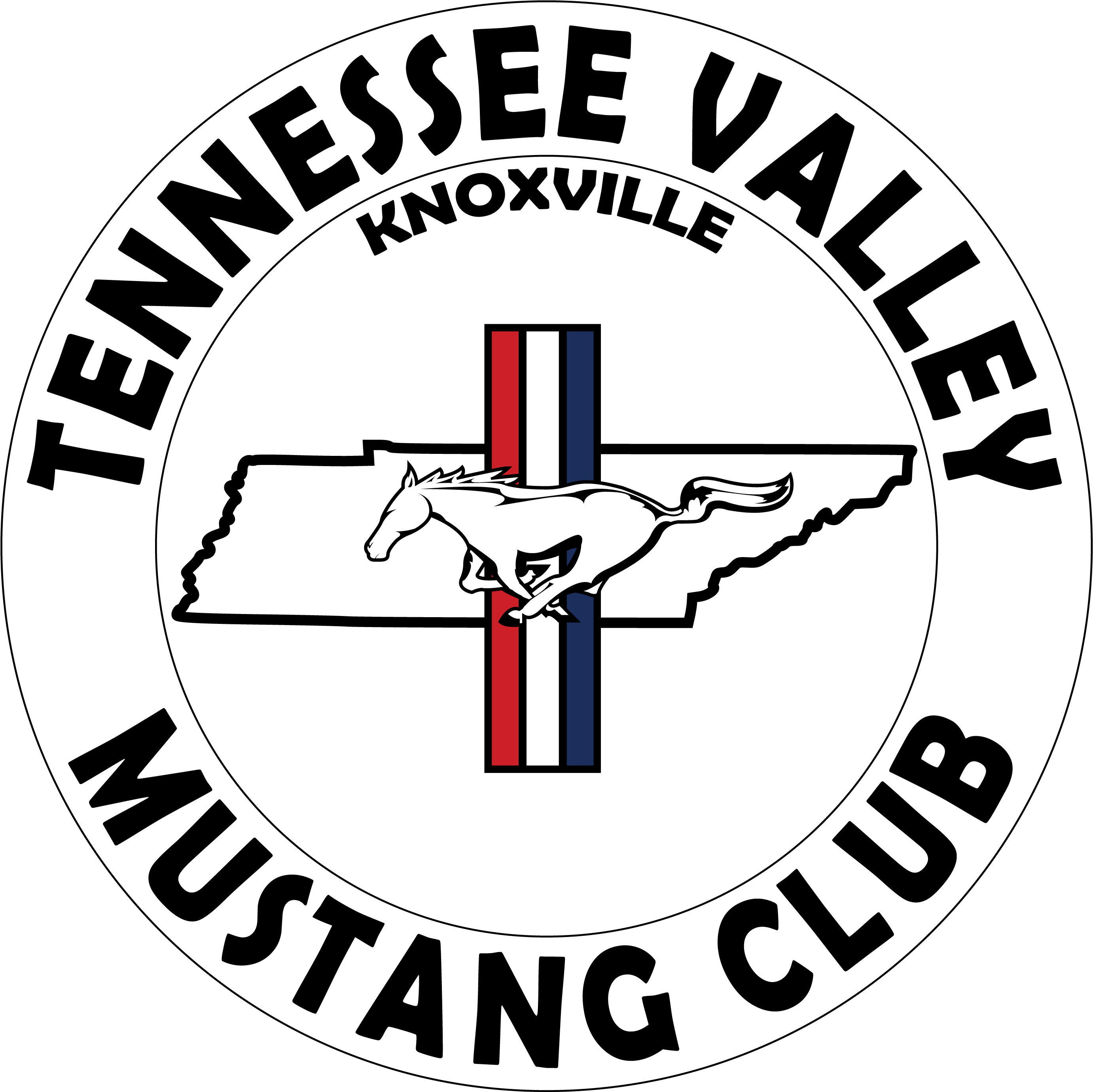 Tennessee Valley Mustang Club Logo