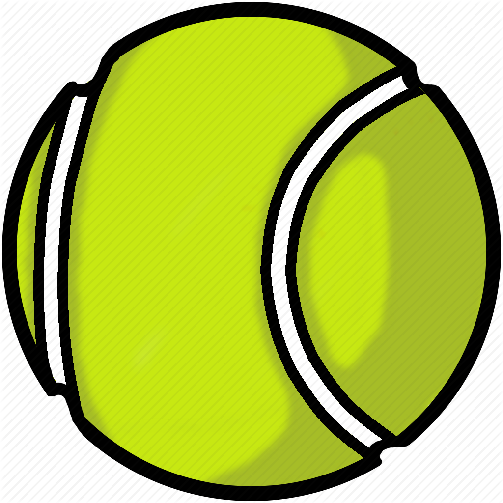 Tennis Ball Cartoon Illustration
