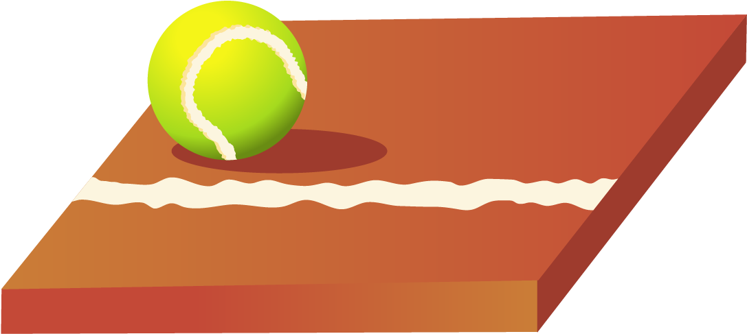 Tennis Ballon Clay Court