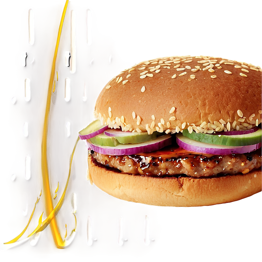 Teriyaki Burger Png Pvh