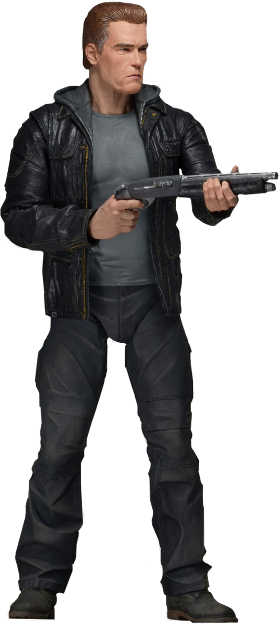 Terminator Action Figure With Gun