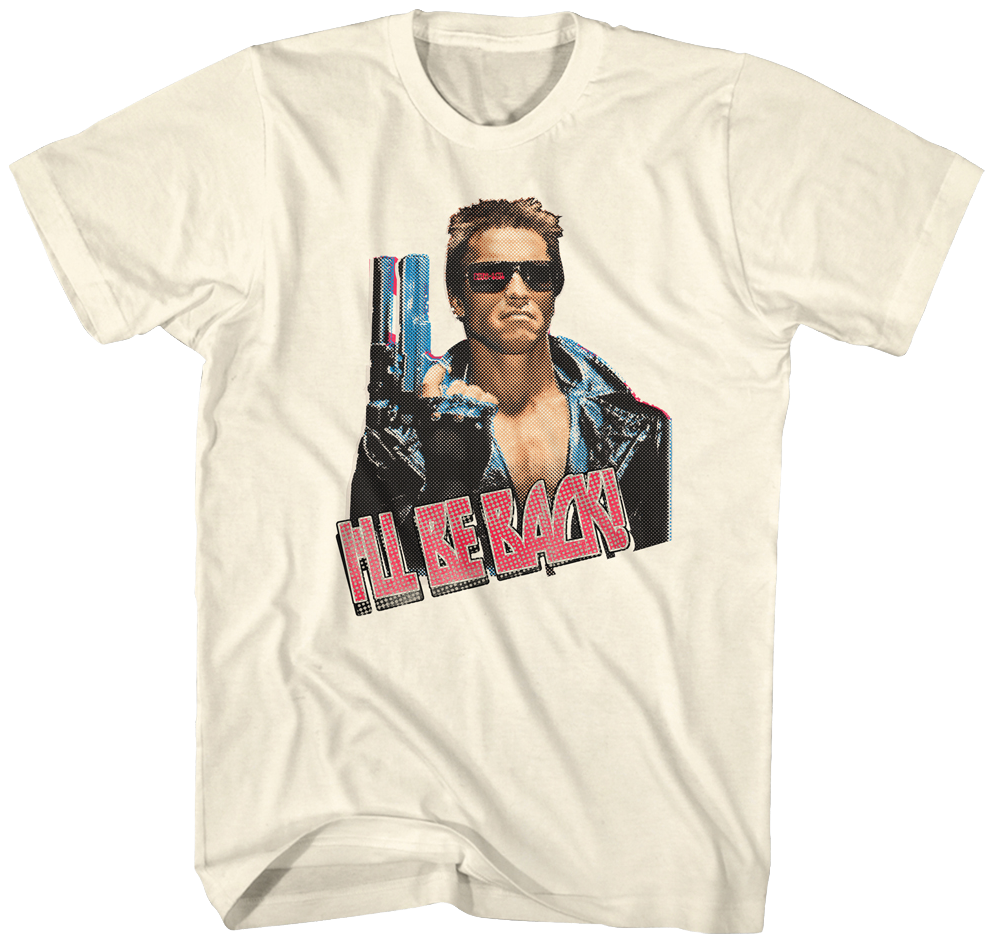 Terminator Ill Be Back Tshirt Design