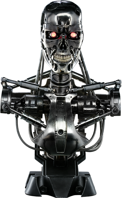 Terminator Robot Portrait