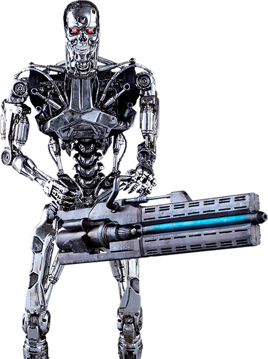 Terminator Robot With Gun