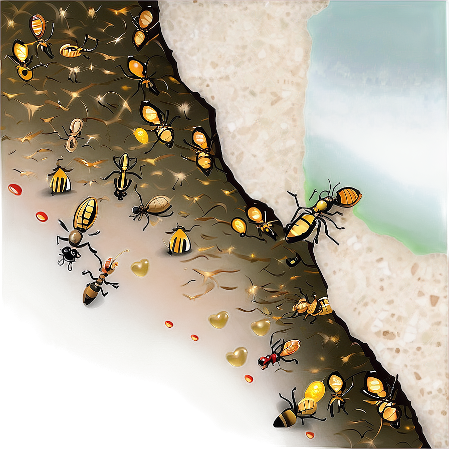 Termite Colony Vector Png 06292024