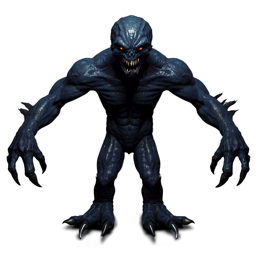 Terrifying Dark Monster Png 06242024