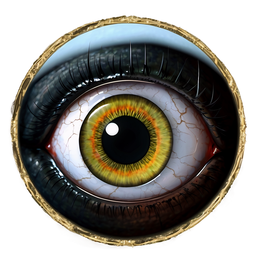 Terrifying Eyes Design Png 05252024