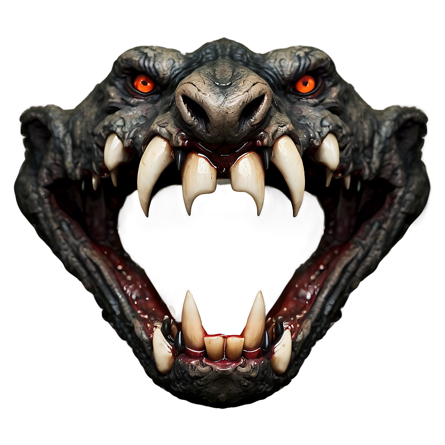 Terrifying Werewolf Fangs Png 28