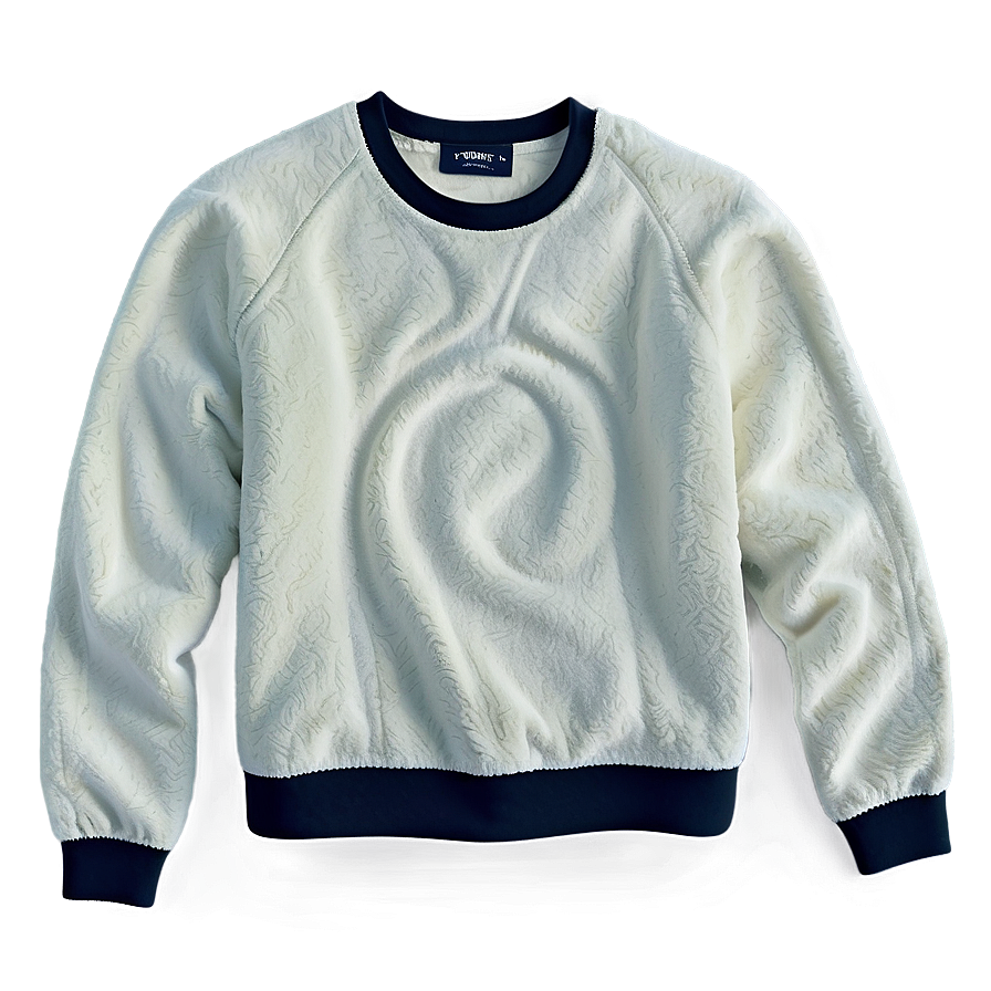 Terry Cloth Crewneck Pullover Png Yho