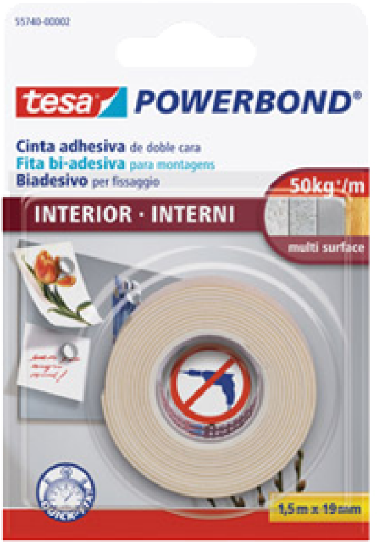 Tesa Powerbond Double Sided Adhesive Tape