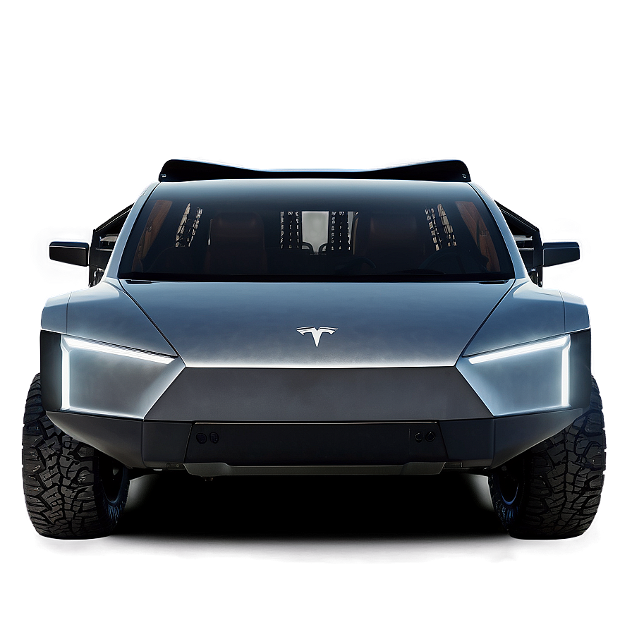 Tesla Cybertruck With Open Doors Png 06122024