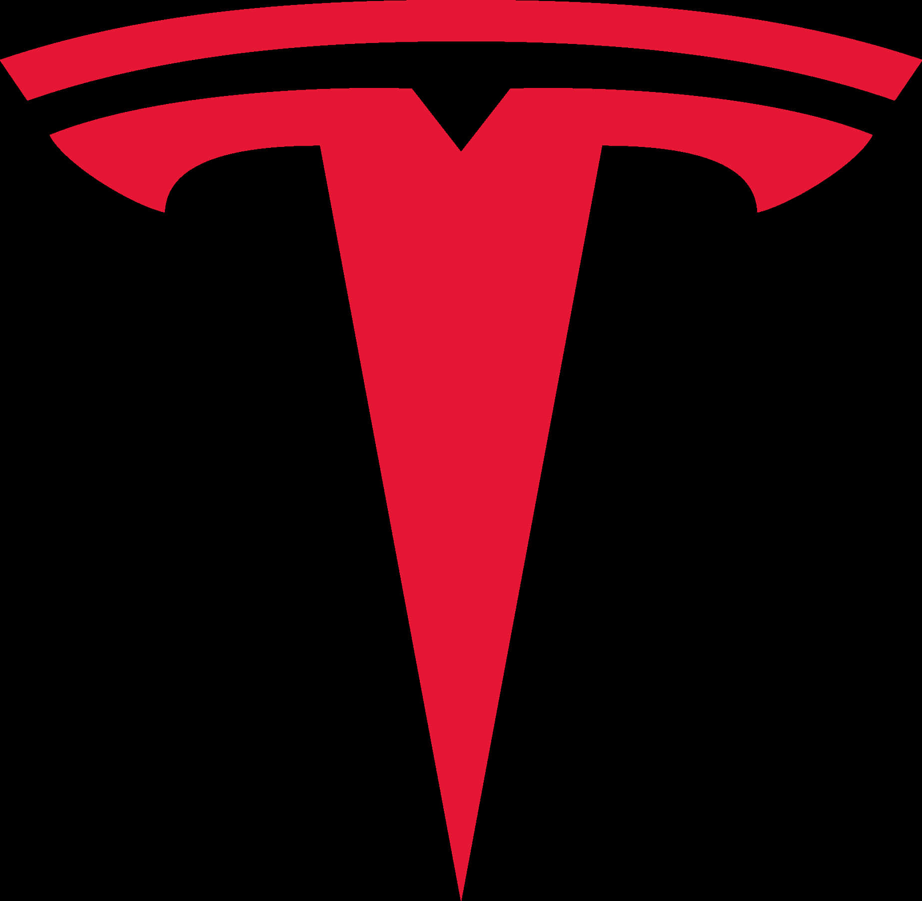 Tesla Logo Redand Black