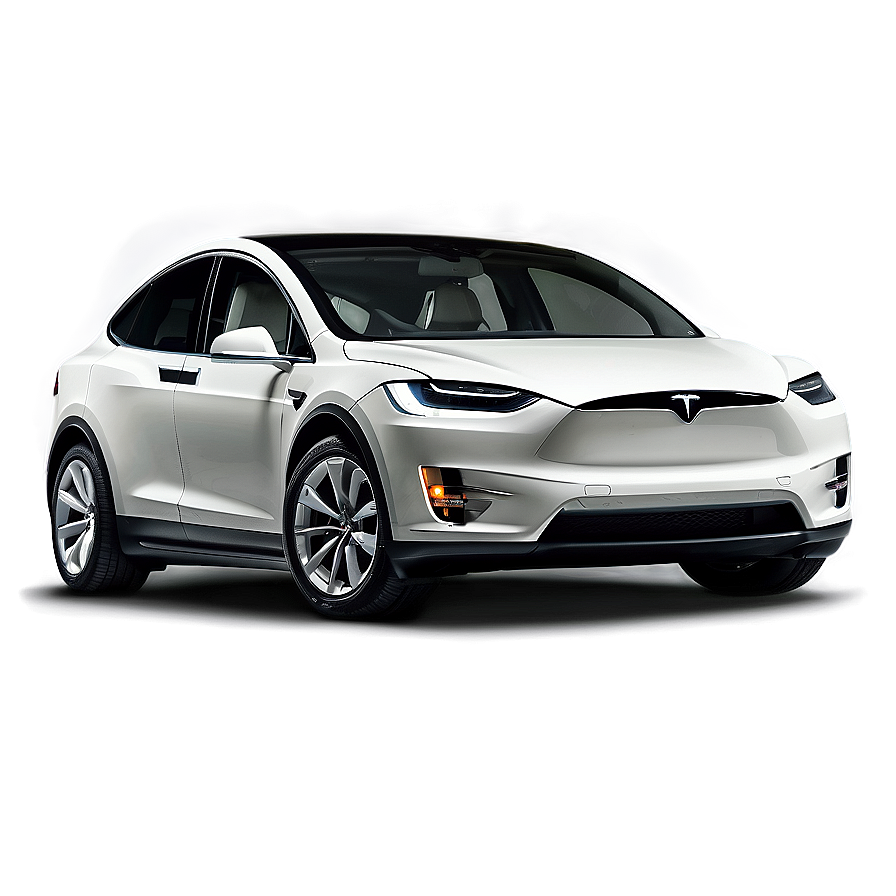 Tesla Model X On Road Png 06282024