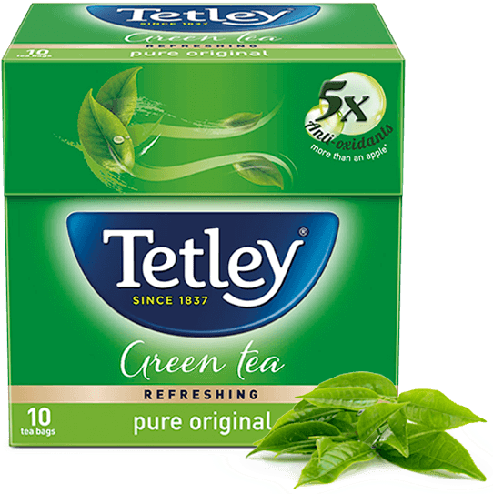 Tetley Green Tea Box Product Image