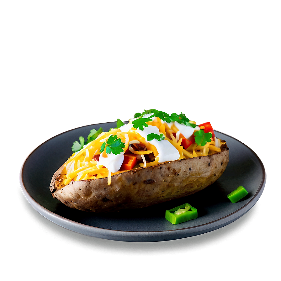 Tex-mex Baked Potato Png Rgy22