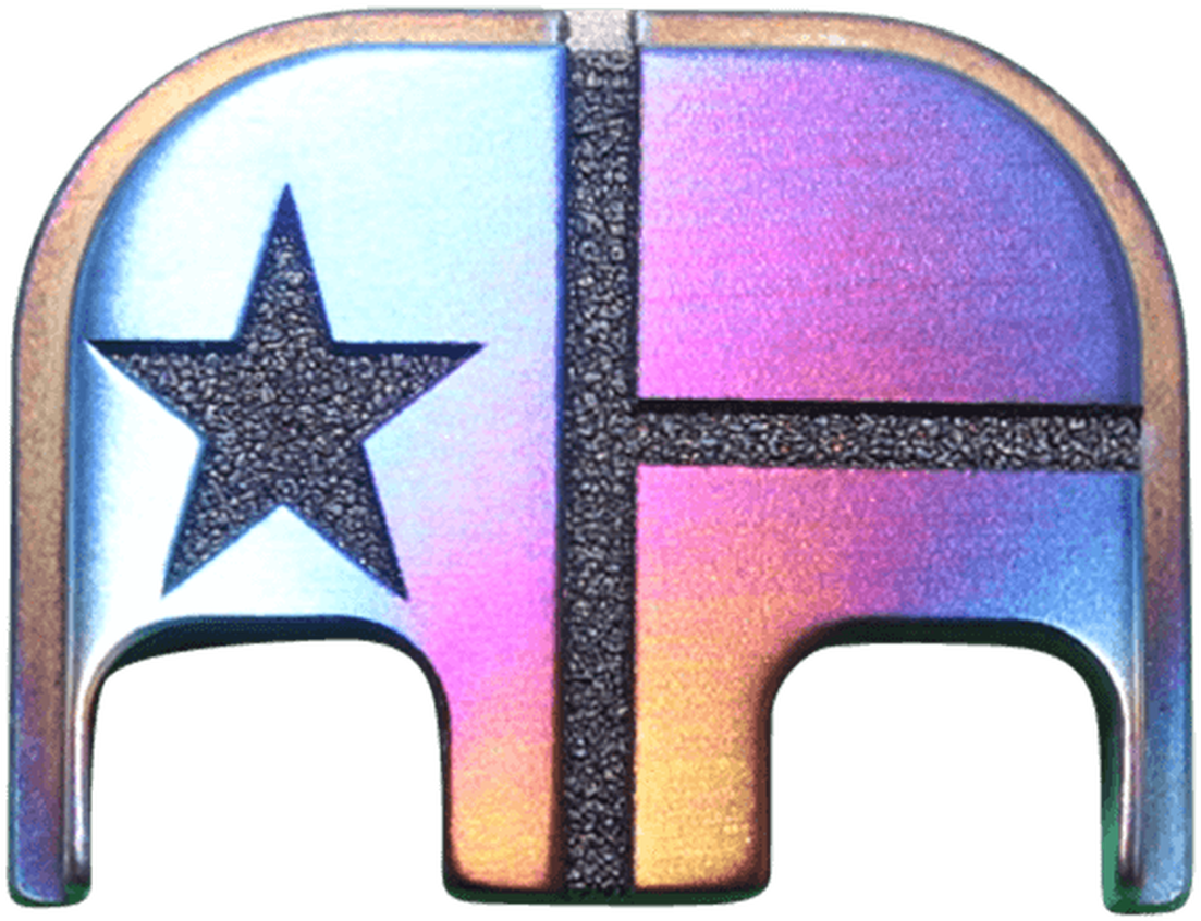 Texas Flag Inspired Belt Buckle