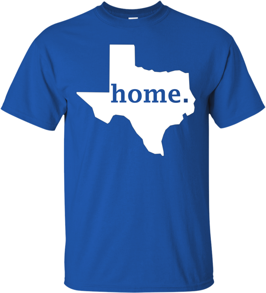 Texas Home Outline T Shirt Design