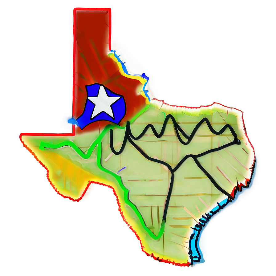 Texas Outline Artwork Png Pxs