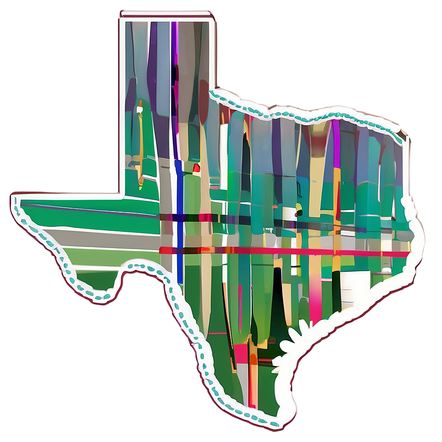 Texas Outline Design Png 05252024