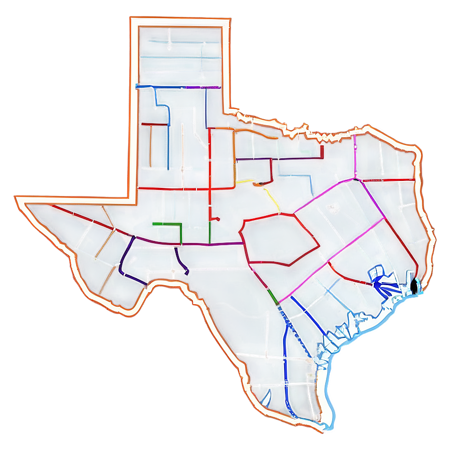 Texas Outline Map Png Hvv51