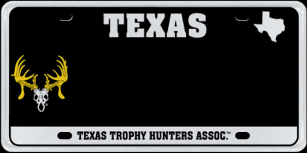 Texas Trophy Hunters License Plate