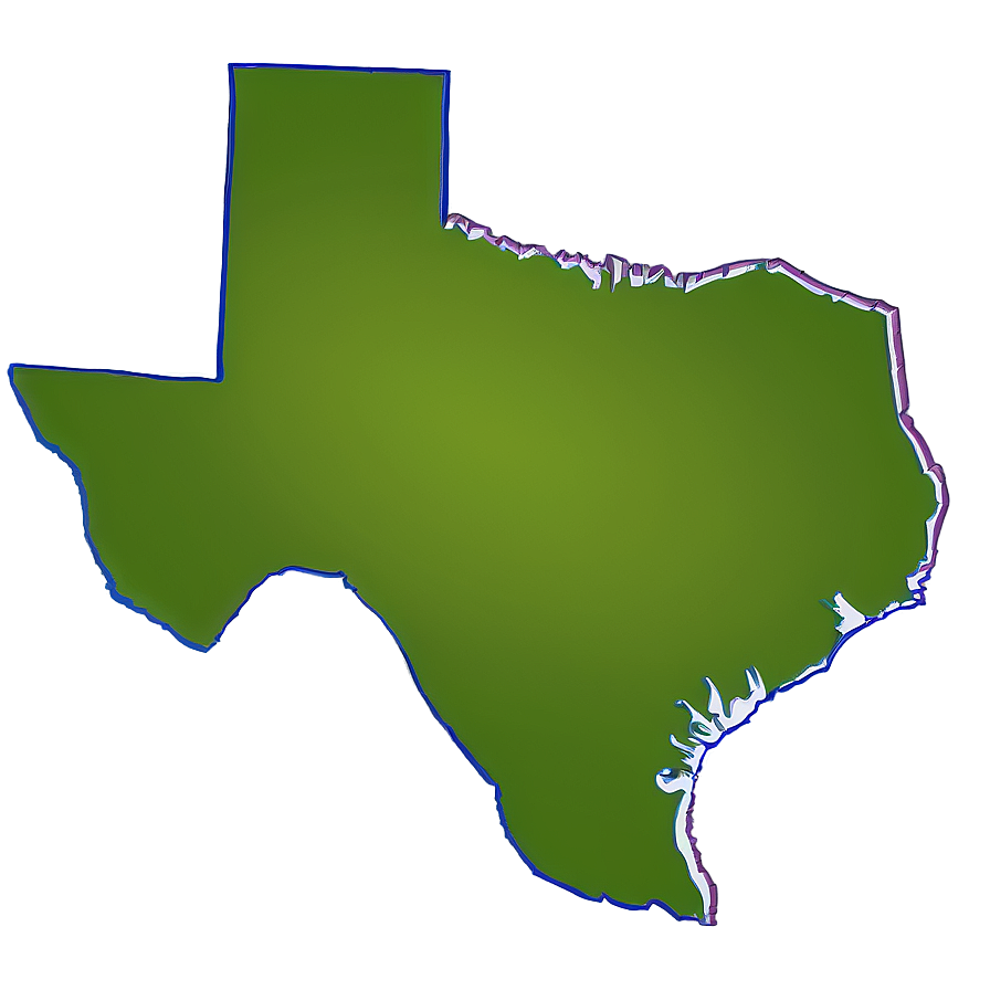 Texas Usa State Outline Png 83