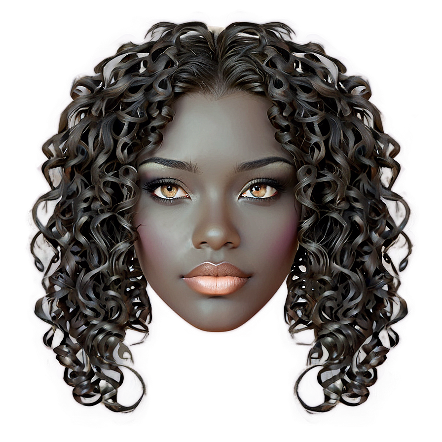 Texture Perm Hair Png Jws93