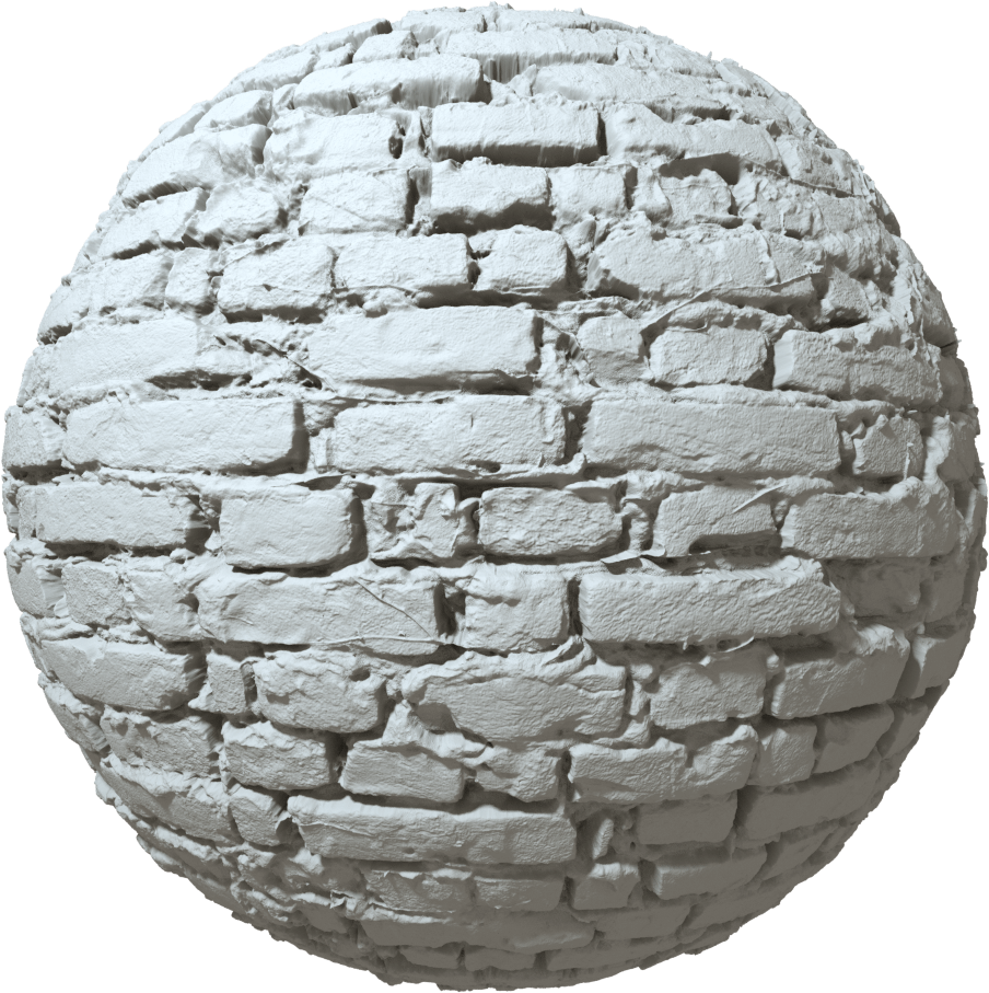 Textured Cobblestone Sphere3 D Model