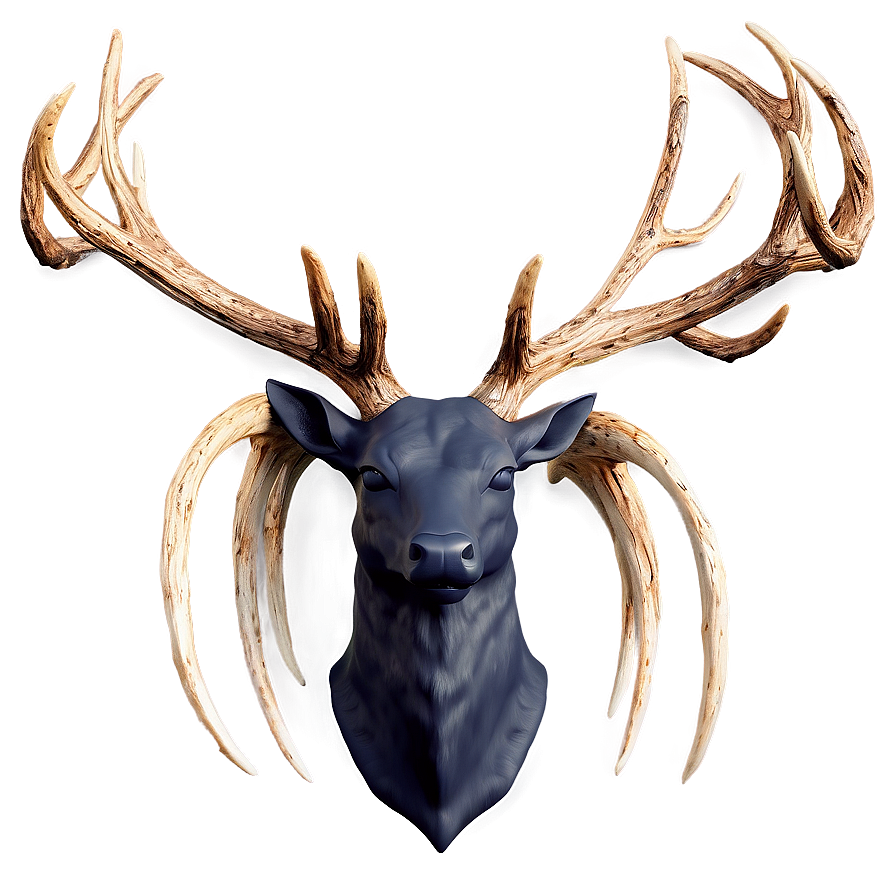 Textured Deer Antler Png 5