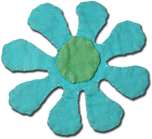 Textured Fabric Flower Design